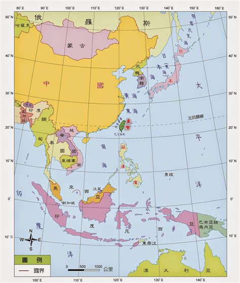 羅盤方位地理|地理教室，無國界: 高一第一冊L2地圖概說之一